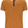 Polo clásico vintage a rayas BB1 en color Pumpkin Spice