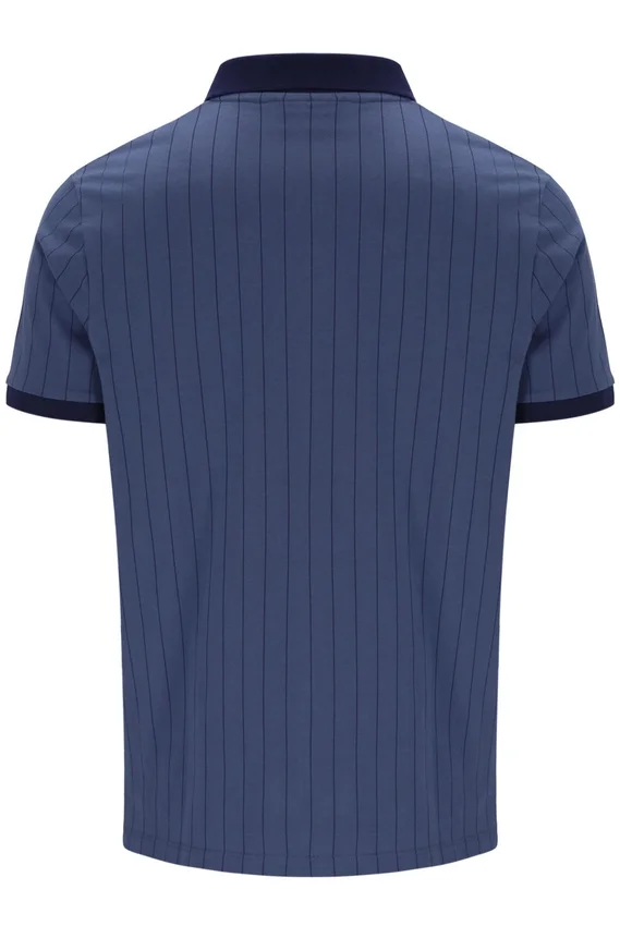 Polo clásico vintage a rayas BB1 en índigo