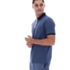 Polo clásico vintage a rayas BB1 en índigo