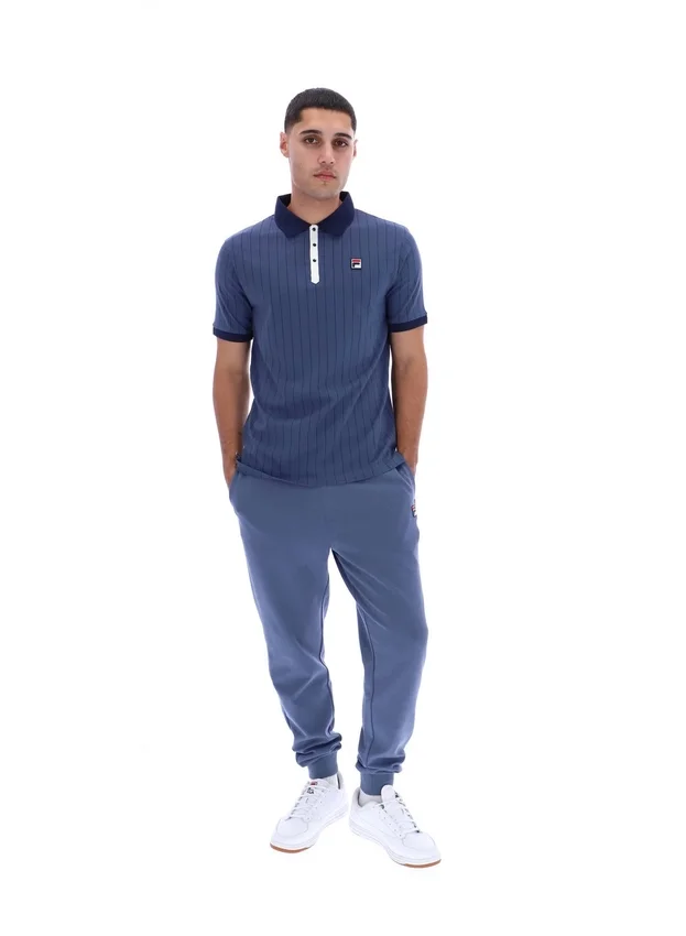 Polo clásico vintage a rayas BB1 en índigo