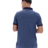 Polo clásico vintage a rayas BB1 en índigo