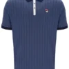 Polo clásico vintage a rayas BB1 en índigo