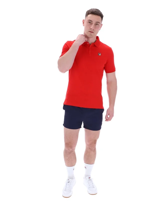 Polo de manga corta Fila Red Panatta 2 en pantalones cortos