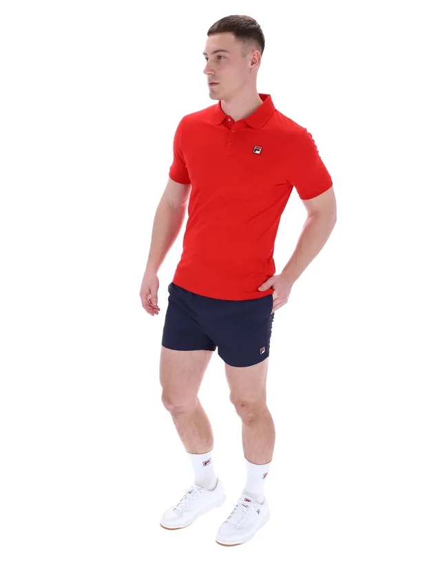 Polo de manga corta Fila Red Panatta 2 en pantalones cortos