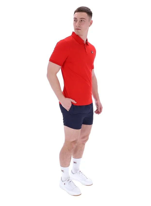 Polo de manga corta Fila Red Panatta 2 en pantalones cortos