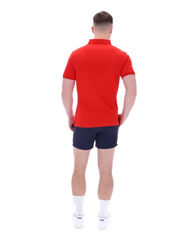 Polo de manga corta Fila Red Panatta 2 en pantalones cortos