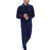 Polo de manga larga con cuello ribeteado Monte de Fila Navy
