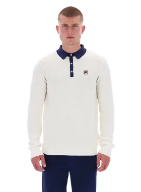 Polo de manga larga con tejido tipo waffle Gardenia Nowell