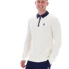 Polo de manga larga con tejido tipo waffle Gardenia Nowell
