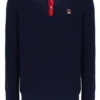 Polo de manga larga Fila Navy Nowell de tejido tipo waffle