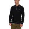 Polo de manga larga Sully en negro