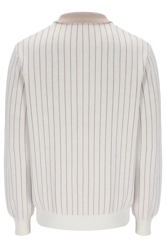 Polo de punto a rayas Gardenia Kobe
