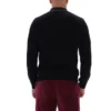 Polo de punto a rayas negro Kobe