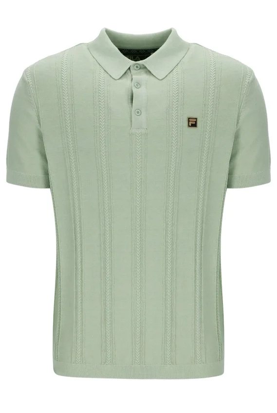 Polo de punto Barns en color espuma de mar