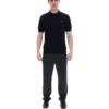 Polo de punto Barns en negro