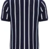Polo de punto con patchwork de ganchillo Giorgio de Fila en azul marino