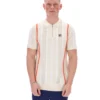 Polo de punto con patchwork de ganchillo Giorgio de Tapioca