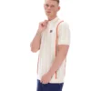 Polo de punto con patchwork de ganchillo Giorgio de Tapioca
