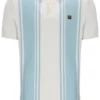Polo de punto estilo Buddy Bowling en azul Sterling