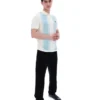 Polo de punto estilo Buddy Bowling en azul Sterling