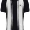 Polo de punto estilo Buddy Bowling en negro