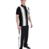Polo de punto estilo Buddy Bowling en negro