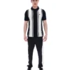 Polo de punto estilo Buddy Bowling en negro
