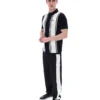 Polo de punto estilo Buddy Bowling en negro
