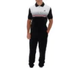 Polo de terciopelo negro con cremallera Paco