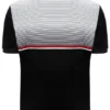 Polo de terciopelo negro con cremallera Paco