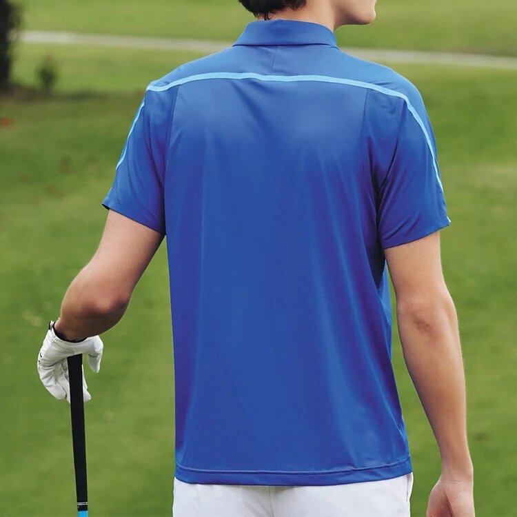 Polo deportivo casual de pantalones cortos azul l