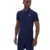 Polo Ettore con cremallera azul marino de Fila