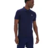 Polo Ettore con cremallera azul marino de Fila