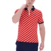 Polo Fila Jaye con rayas diagonales en rojo