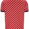 Polo Fila Jaye con rayas diagonales en rojo
