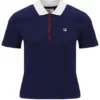 Polo icónico ajustado Juno de Fila en azul marino