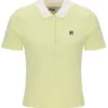 Polo Juno Fitted Iconic en amarillo cera