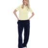 Polo Juno Fitted Iconic en amarillo cera