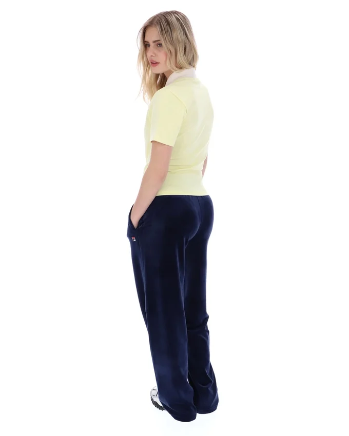 Polo Juno Fitted Iconic en amarillo cera