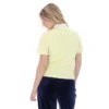 Polo Juno Fitted Iconic en amarillo cera