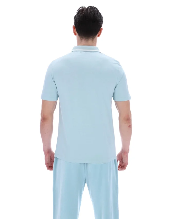 Polo Lemar Premium Essential en azul Sterling