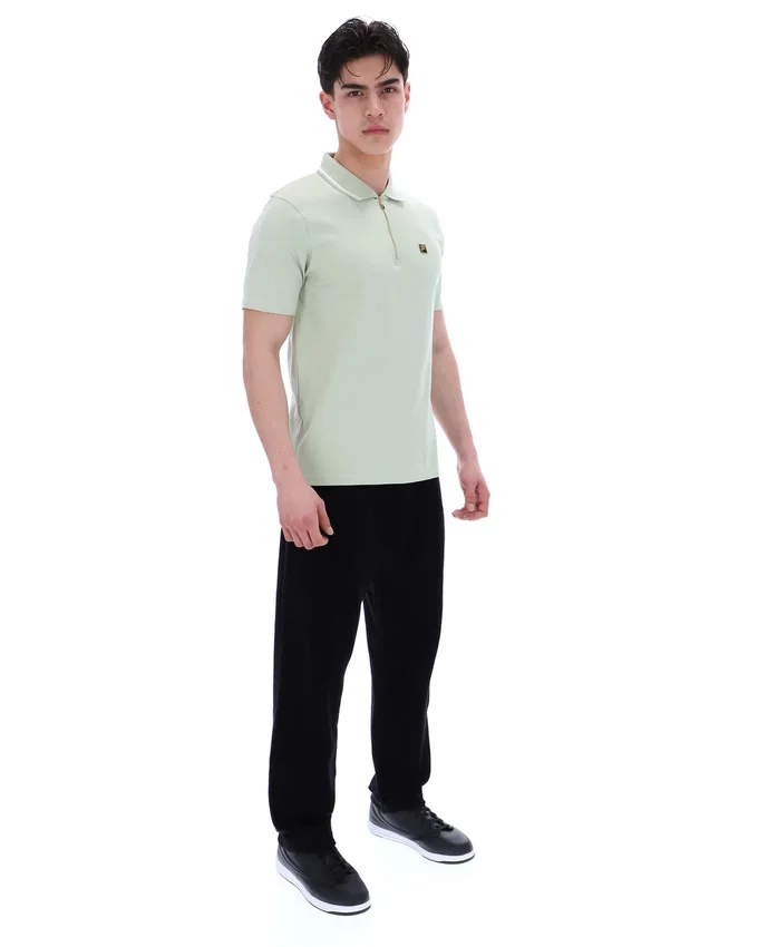 Polo Lemar Premium Essential en color espuma de mar