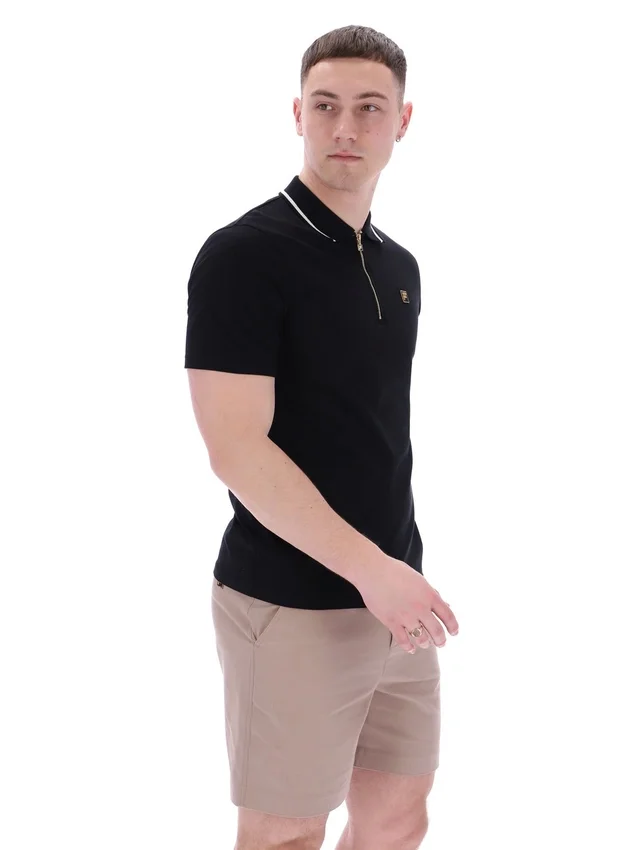 Polo Lemar Premium Essential en negro