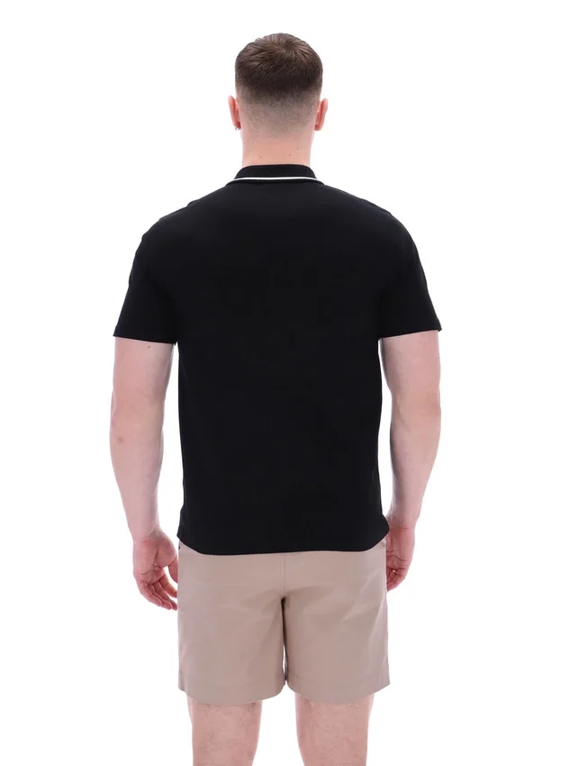 Polo Lemar Premium Essential en negro