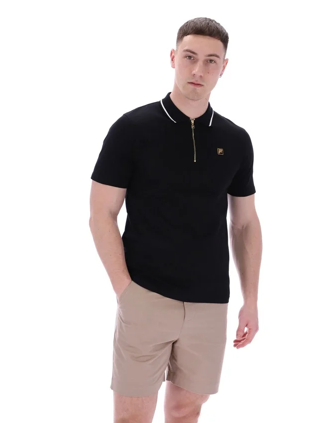 Polo Lemar Premium Essential en negro