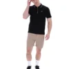 Polo Lemar Premium Essential en negro
