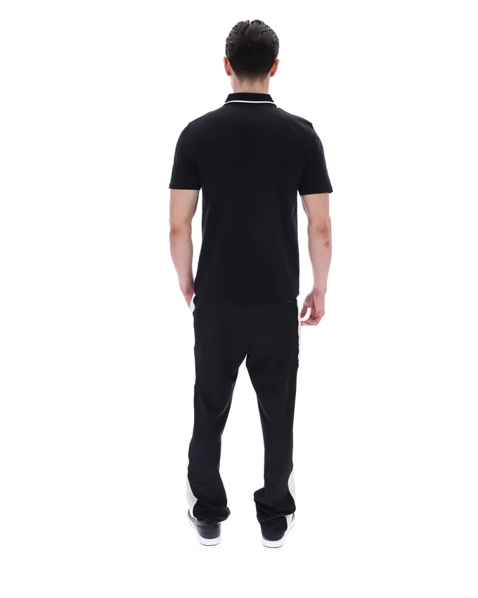 Polo Lemar Premium Essential en negro