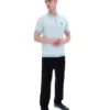 Polo Marty Zip en azul Sterling