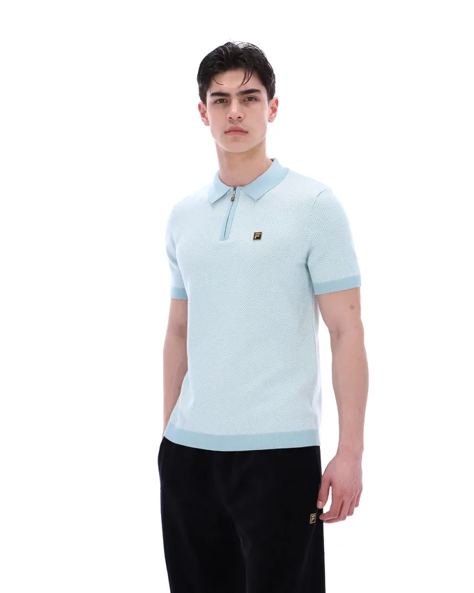 Polo Marty Zip en azul Sterling
