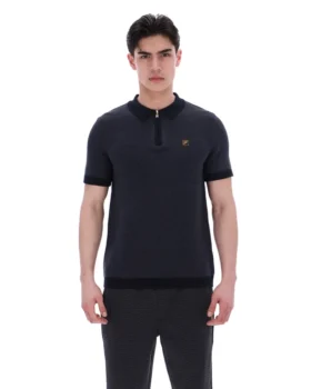 Polo Marty Zip negro
